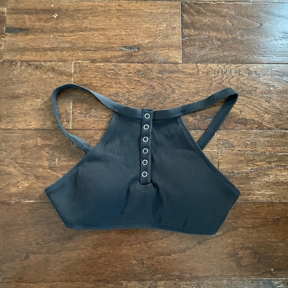 Aerie black bikini top